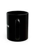 SP3CTRUM Black Coffee Mug - Minimalist Tech Logo 11oz