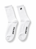 Layover Crew Sock 3-Pack — upright pair, SP3CTRUM wordmark on sole, puzzle mark on cuff